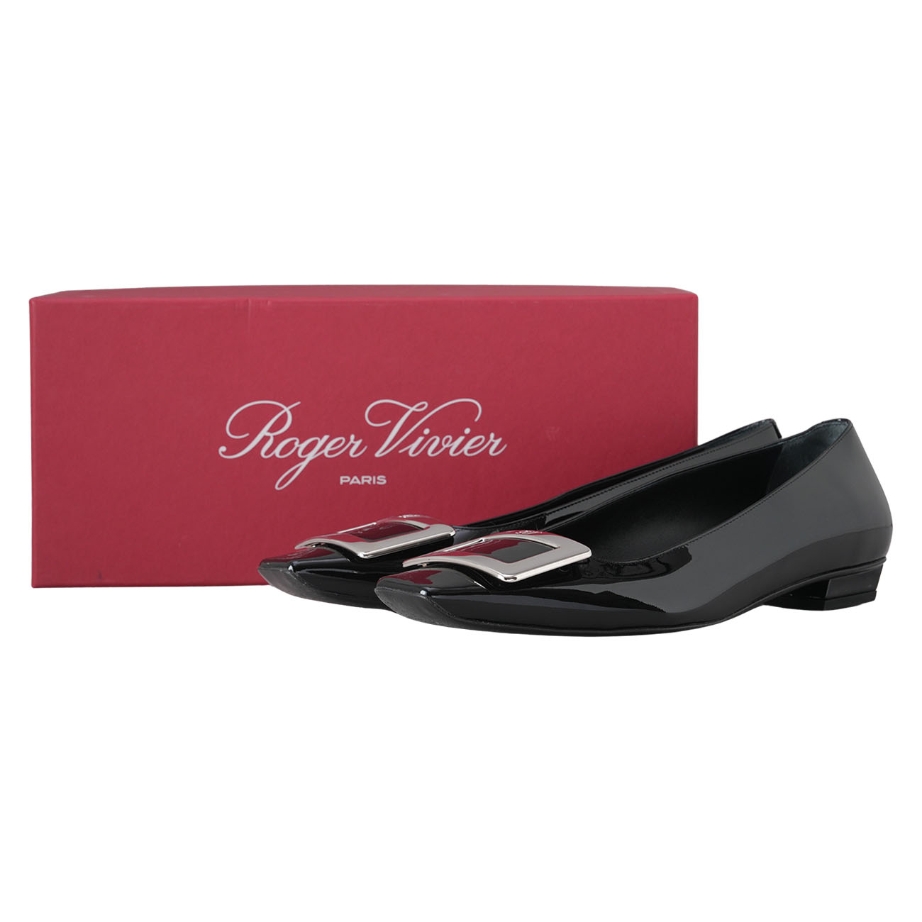 ROGER VIVIER(USED)로저비비에 벨 비비에 메탈버클 구두 #38.5